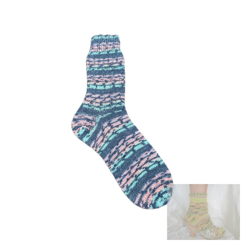 Handgestrickte Socken aus Opal Showbiz – Größe 40/41
