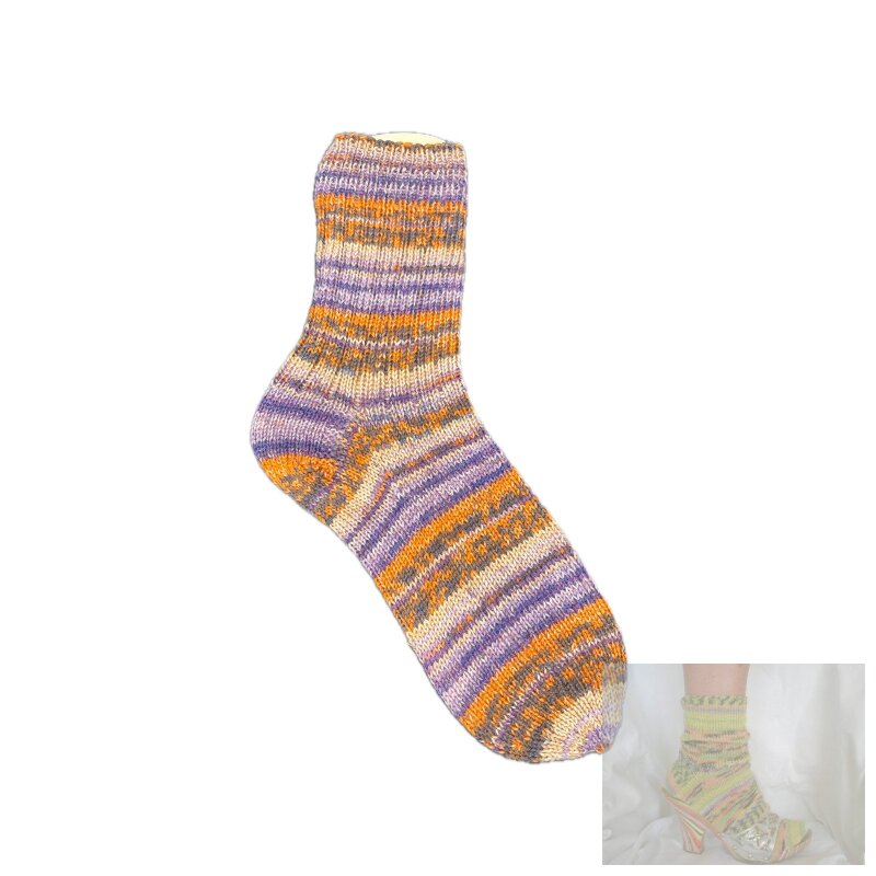 Handgestrickte Socken aus Opal Traumreise 6-fach Sockenwolle Grl 44/45