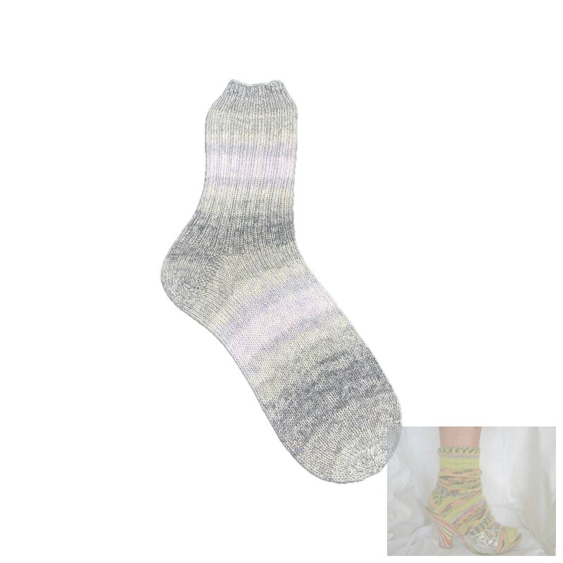 Handgestrickte Socken aus Rellana Flotte Socke Cashmere-Merino – Größe 44/45