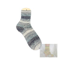 Handgestrickte Socken in Größe 46/47 aus ggh Elbsox Sockenwolle grau
