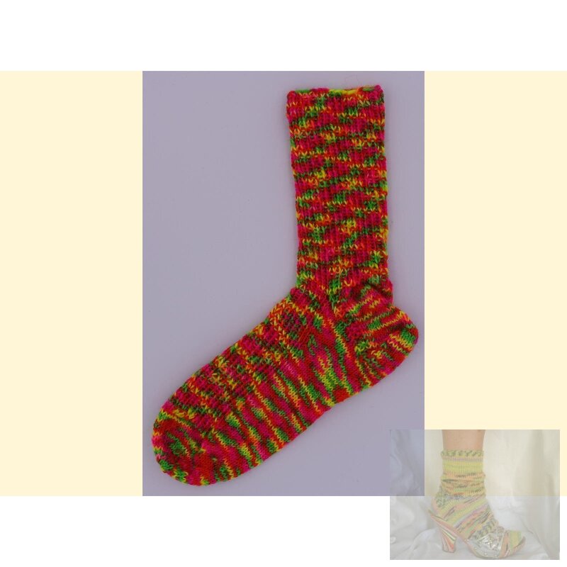 Handgestrickte Socken OnLine Gr. 34/35