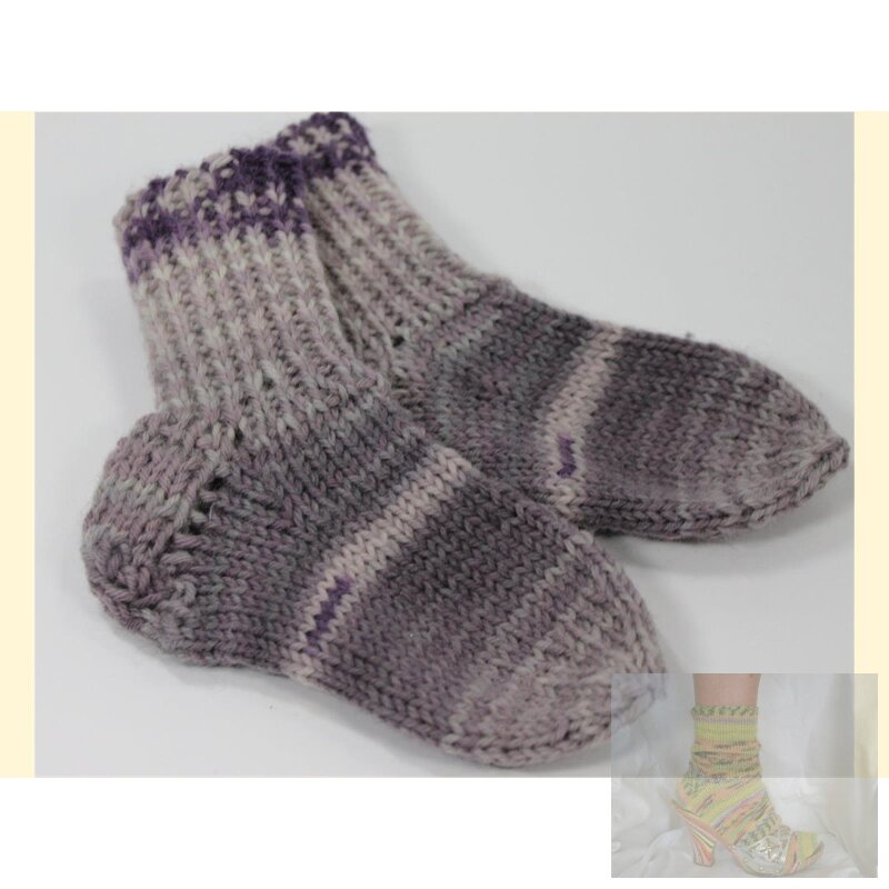 Warme Wintersocken Zone Gr. 22/23